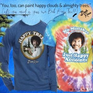You too can paint like Bob Ross T shirt set
